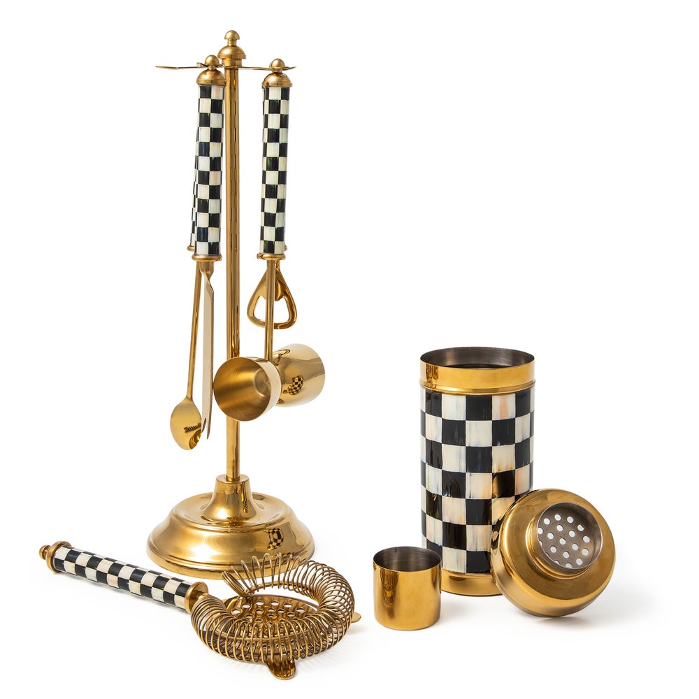 Gold Courtly Check 3260 Barware