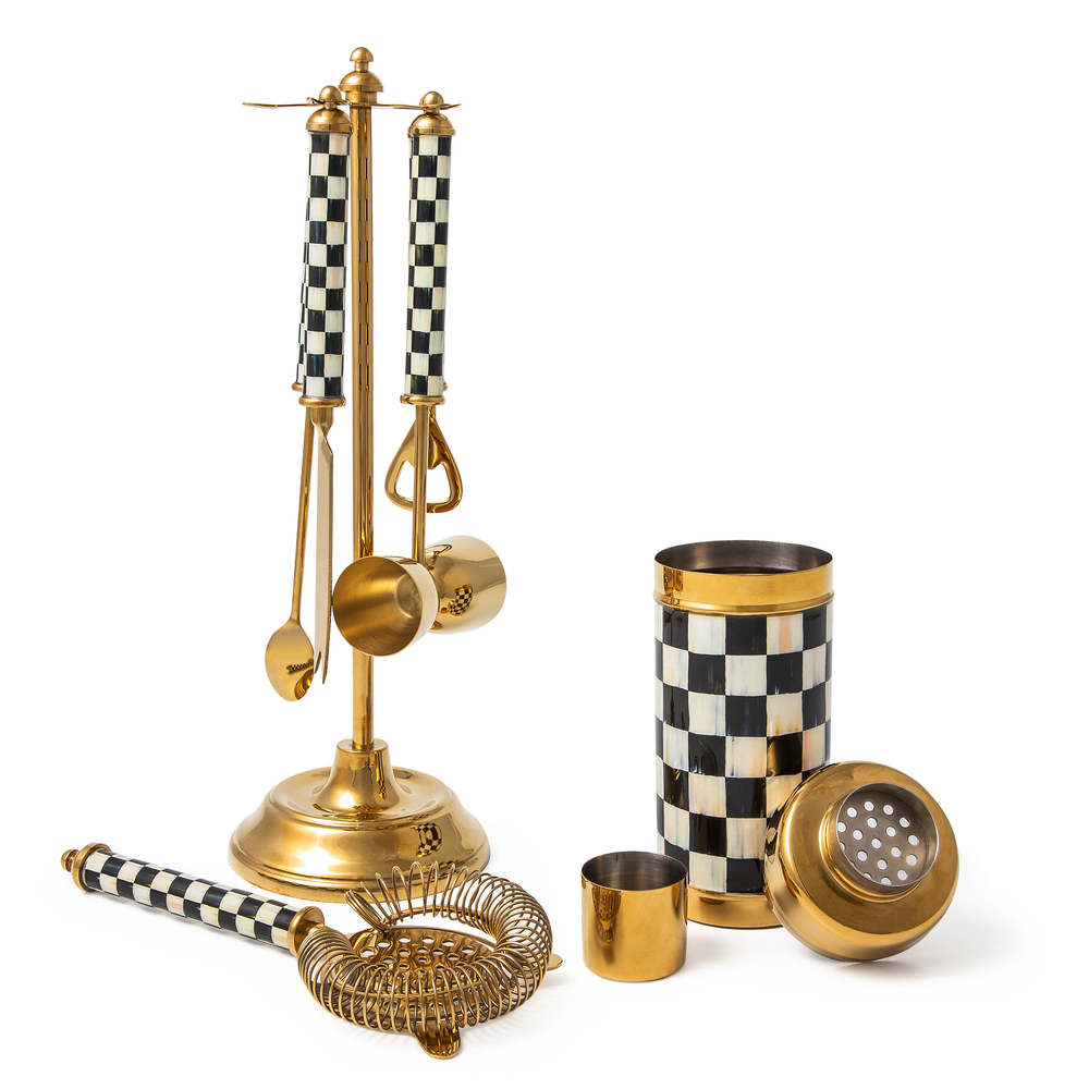 Gold Courtly Check 3260 Barware