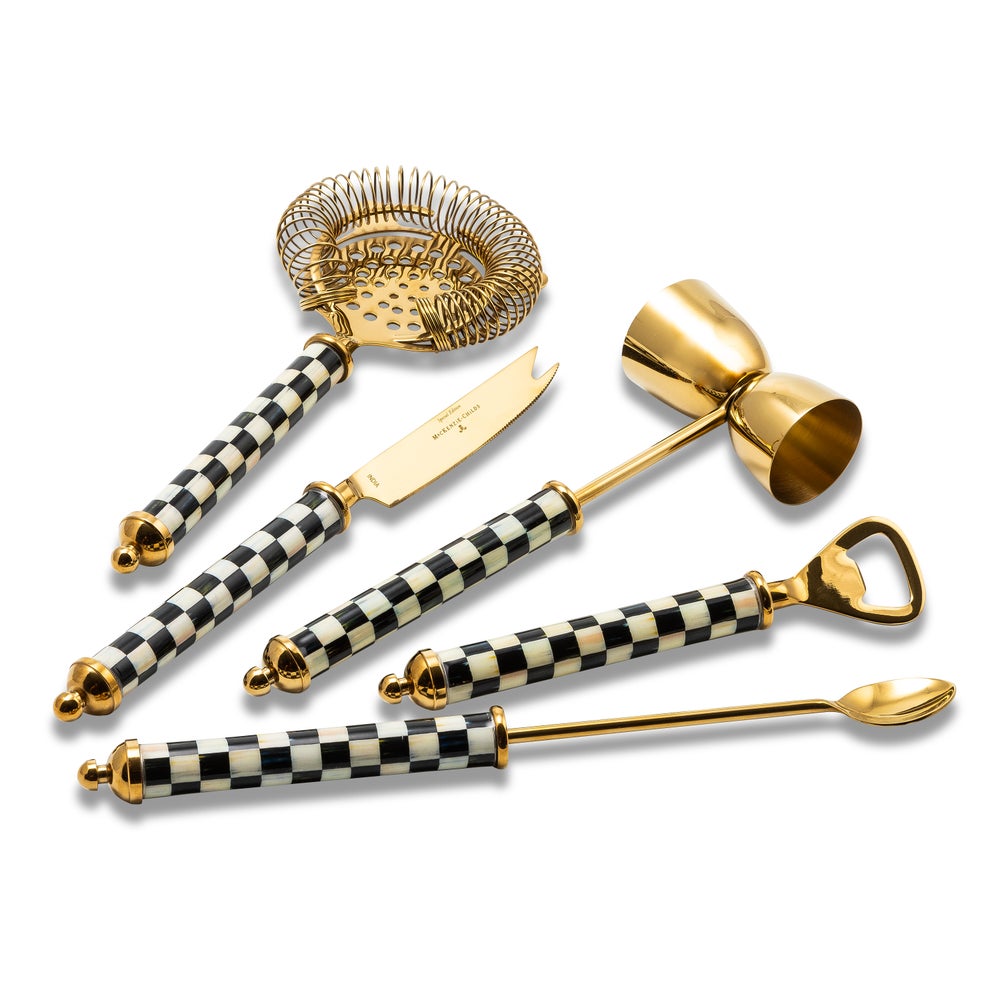 Gold Courtly Check 3260 Barware