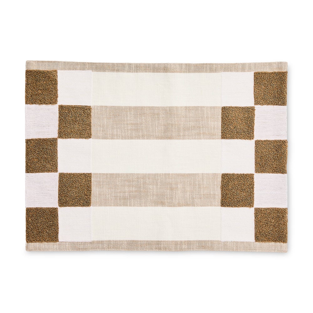 Check and Stripes Placemats, Set of 4