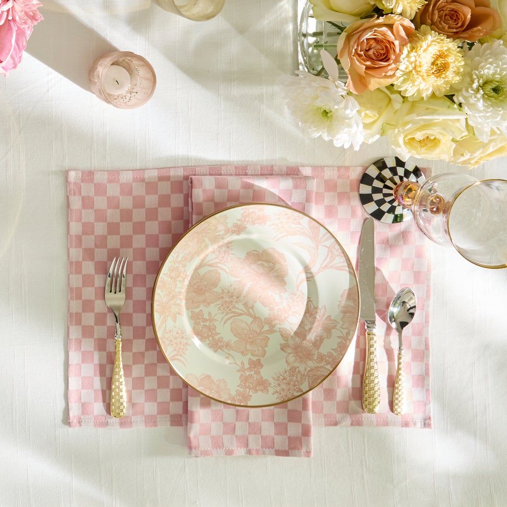 Woven Check Placemat, Set of 4