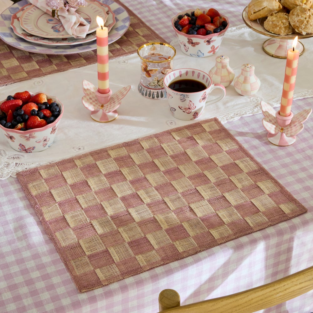 Sinamay Placemats, Set of 4