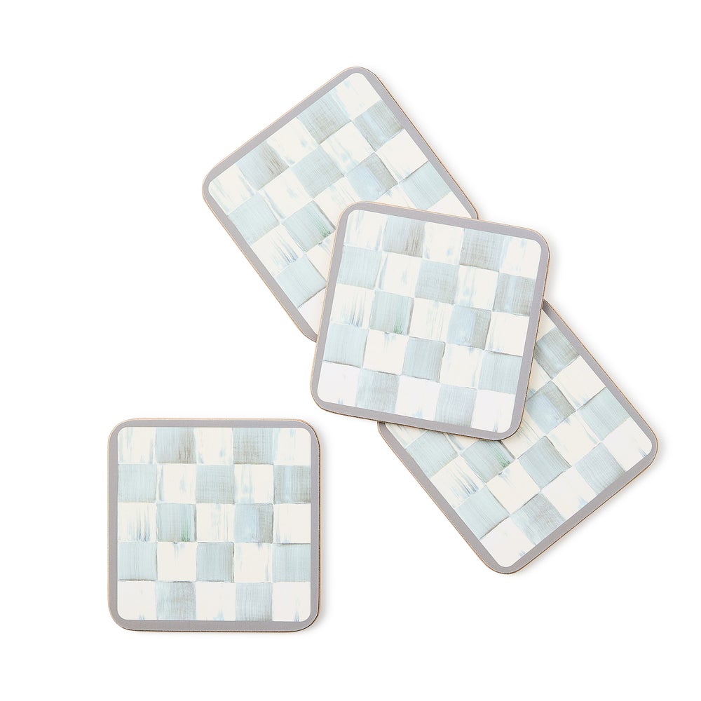 Cork Back Coasters, Set of 4
