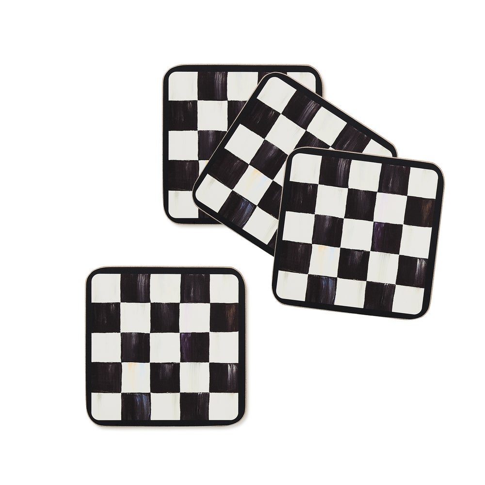 Cork Back Coasters, Set of 4
