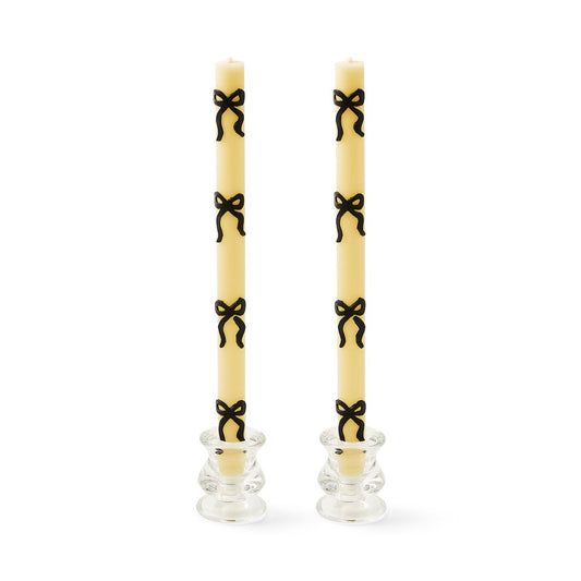 Bow Dinner Candles