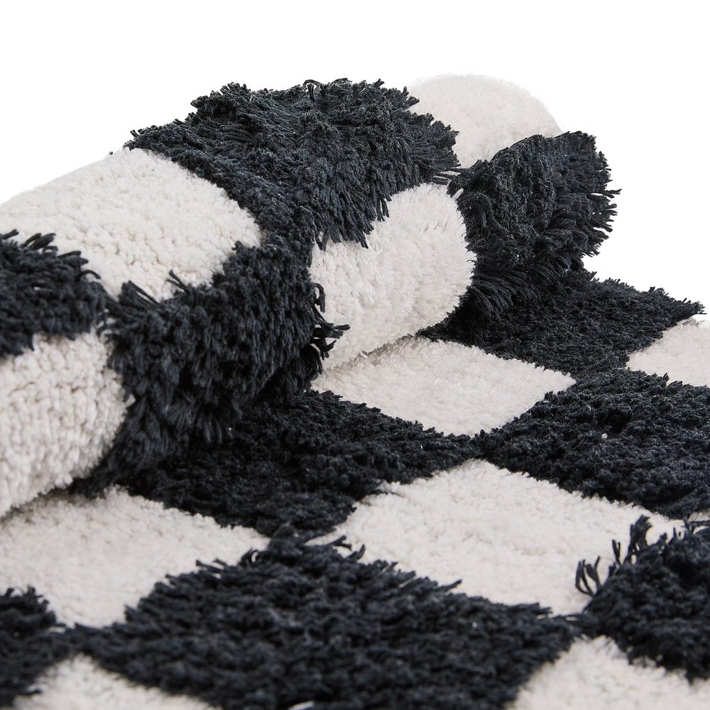 Checkerboard Bath Rug