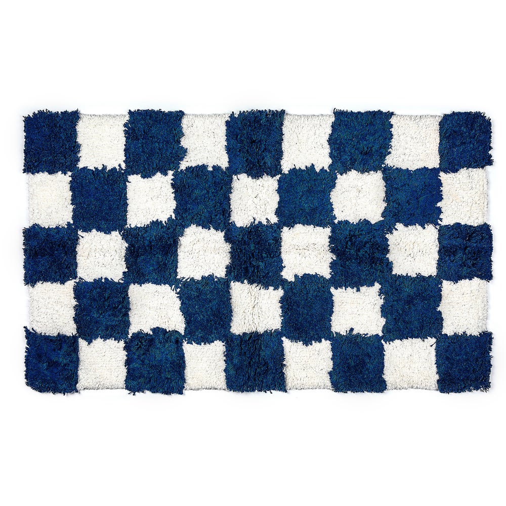 Checkerboard Bath Rug