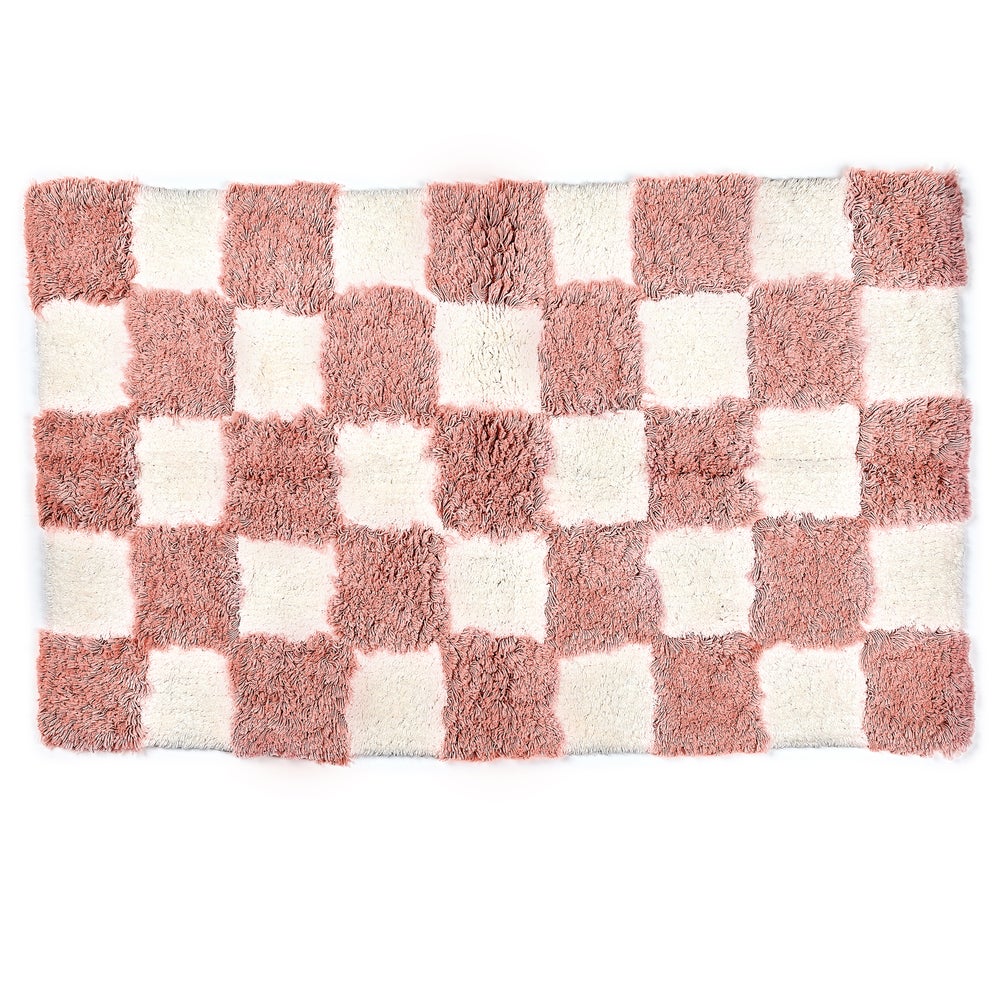 Checkerboard Bath Rug