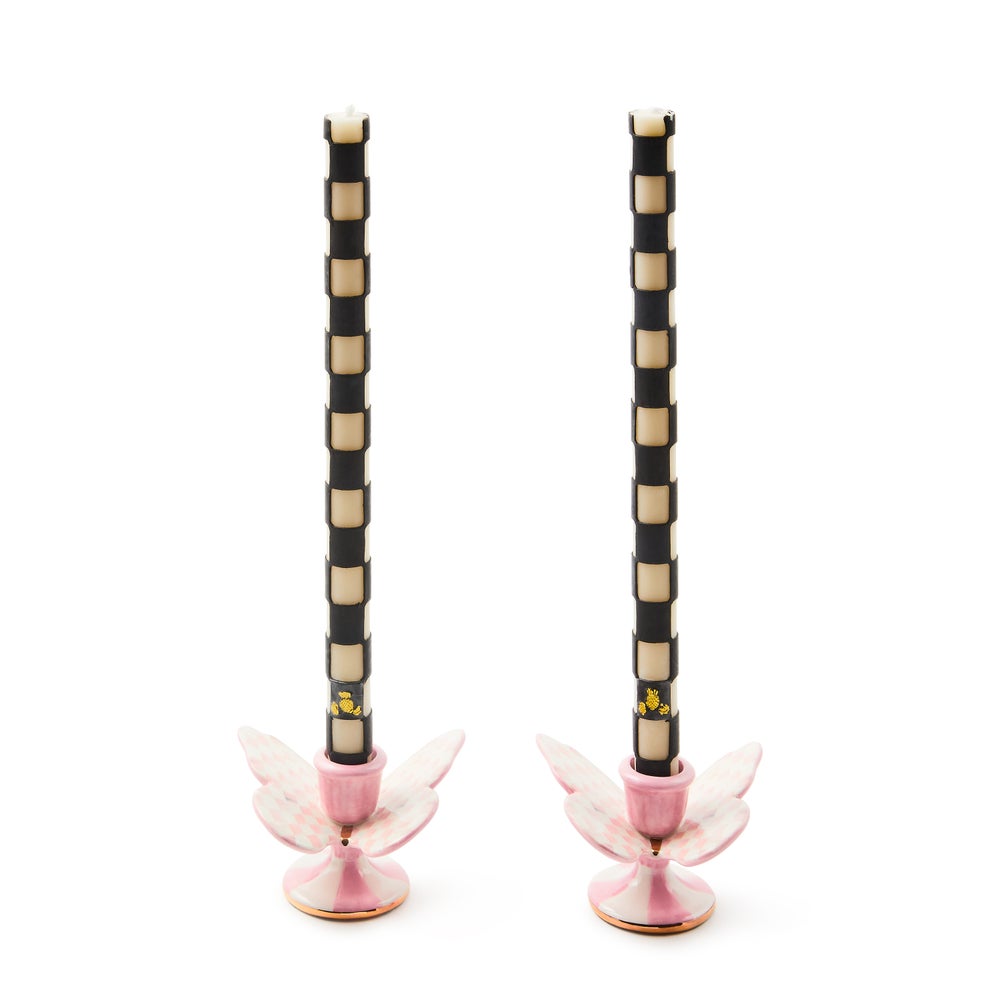 Butterfly Candle Holders, Set of 2