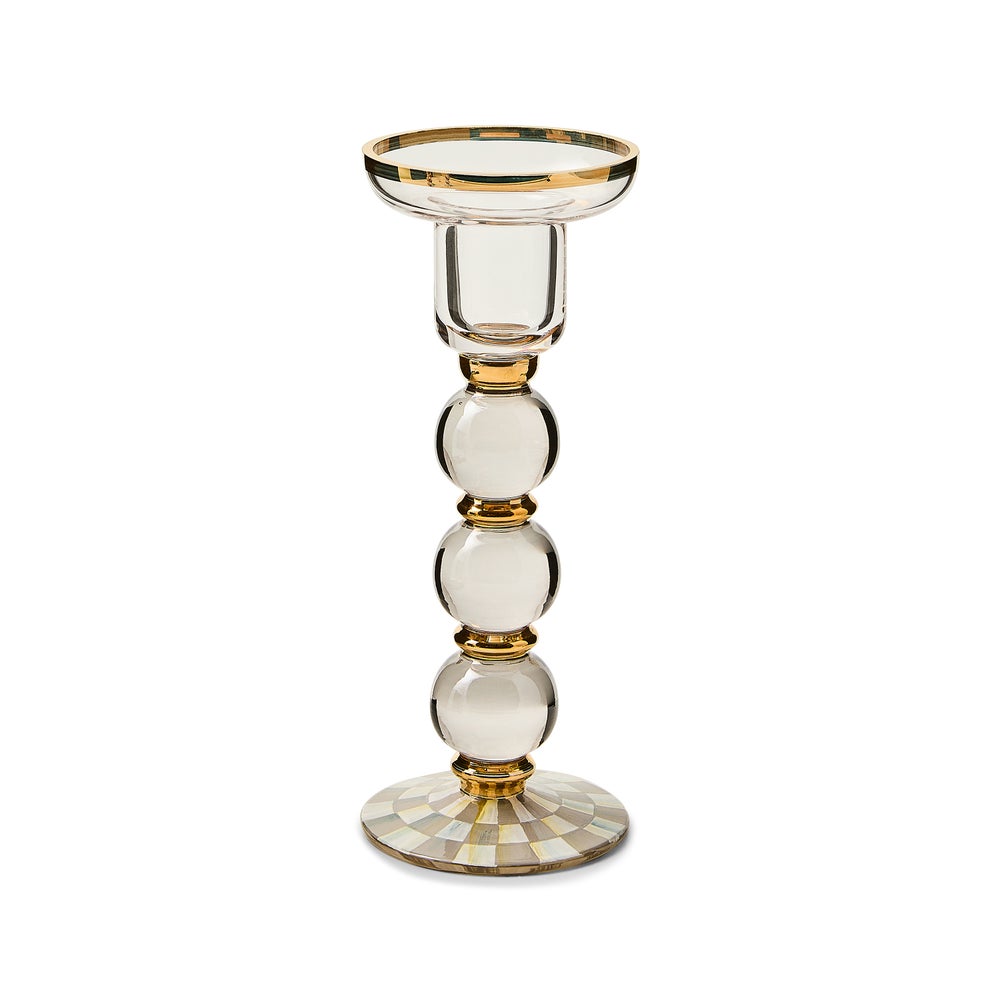 Check Glass Candlestick