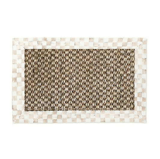 Mocha Check Chunky Sisal Rug