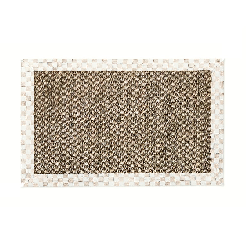 Mocha Check Chunky Sisal Rug