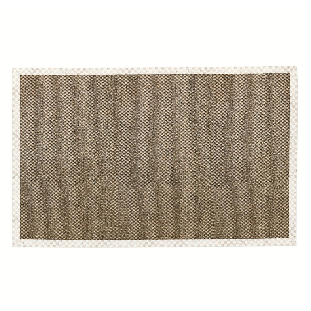 Mocha Check Chunky Sisal Rug