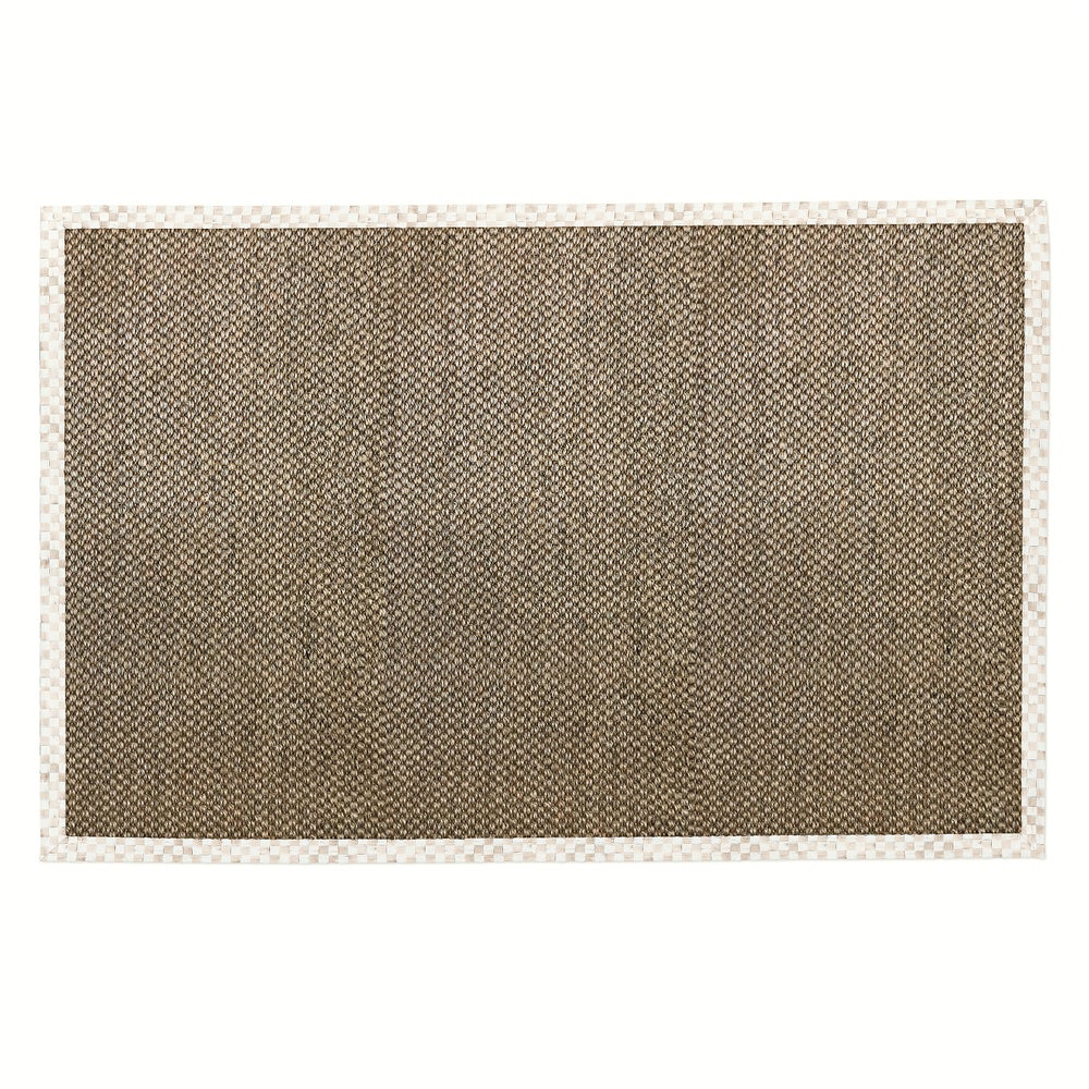 Mocha Check Chunky Sisal Rug