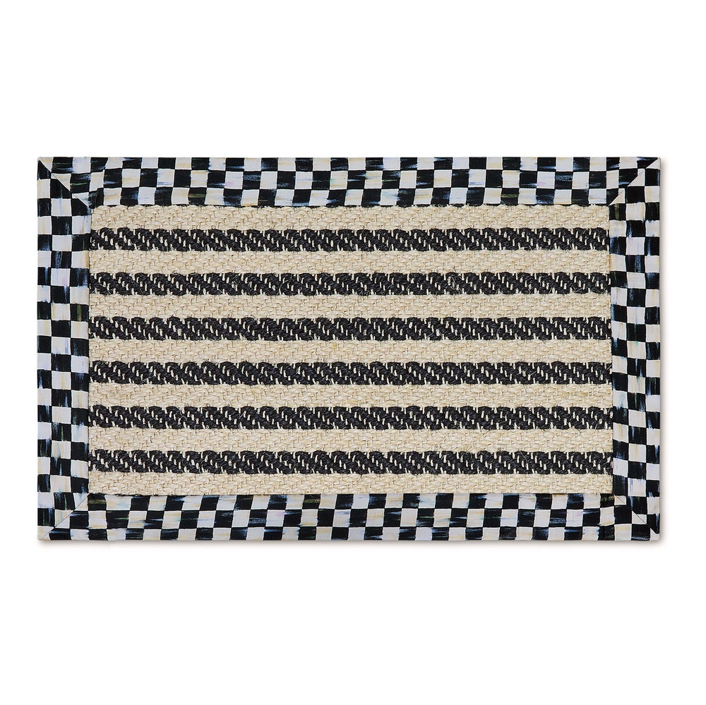 Courtly Check Herringbone Stripe Sisal Rug