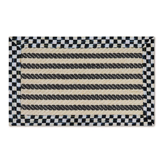 Courtly Check Herringbone Stripe Sisal Rug