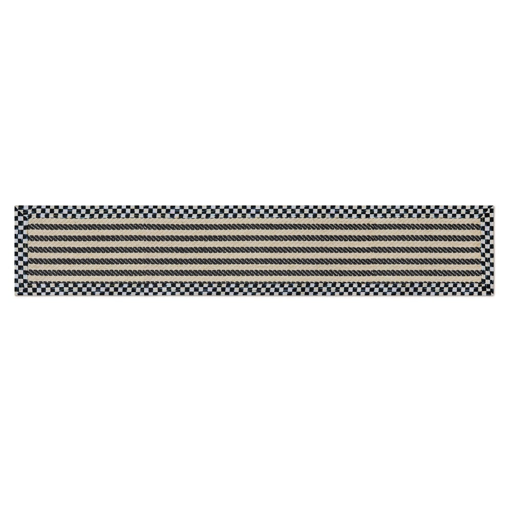 Courtly Check Herringbone Stripe Sisal Rug