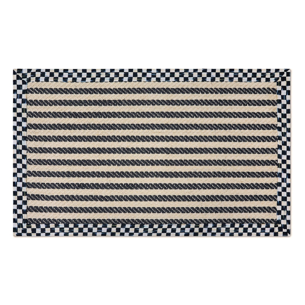 Courtly Check Herringbone Stripe Sisal Rug