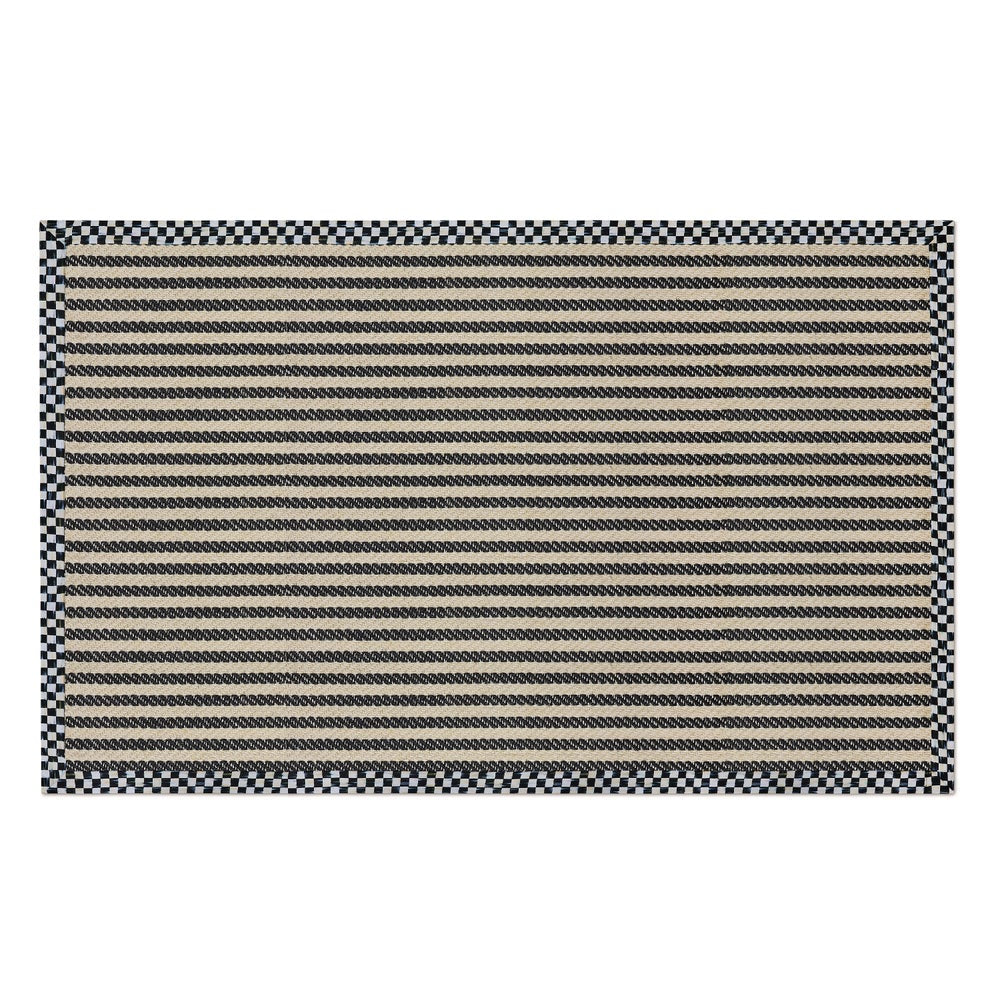Courtly Check Herringbone Stripe Sisal Rug