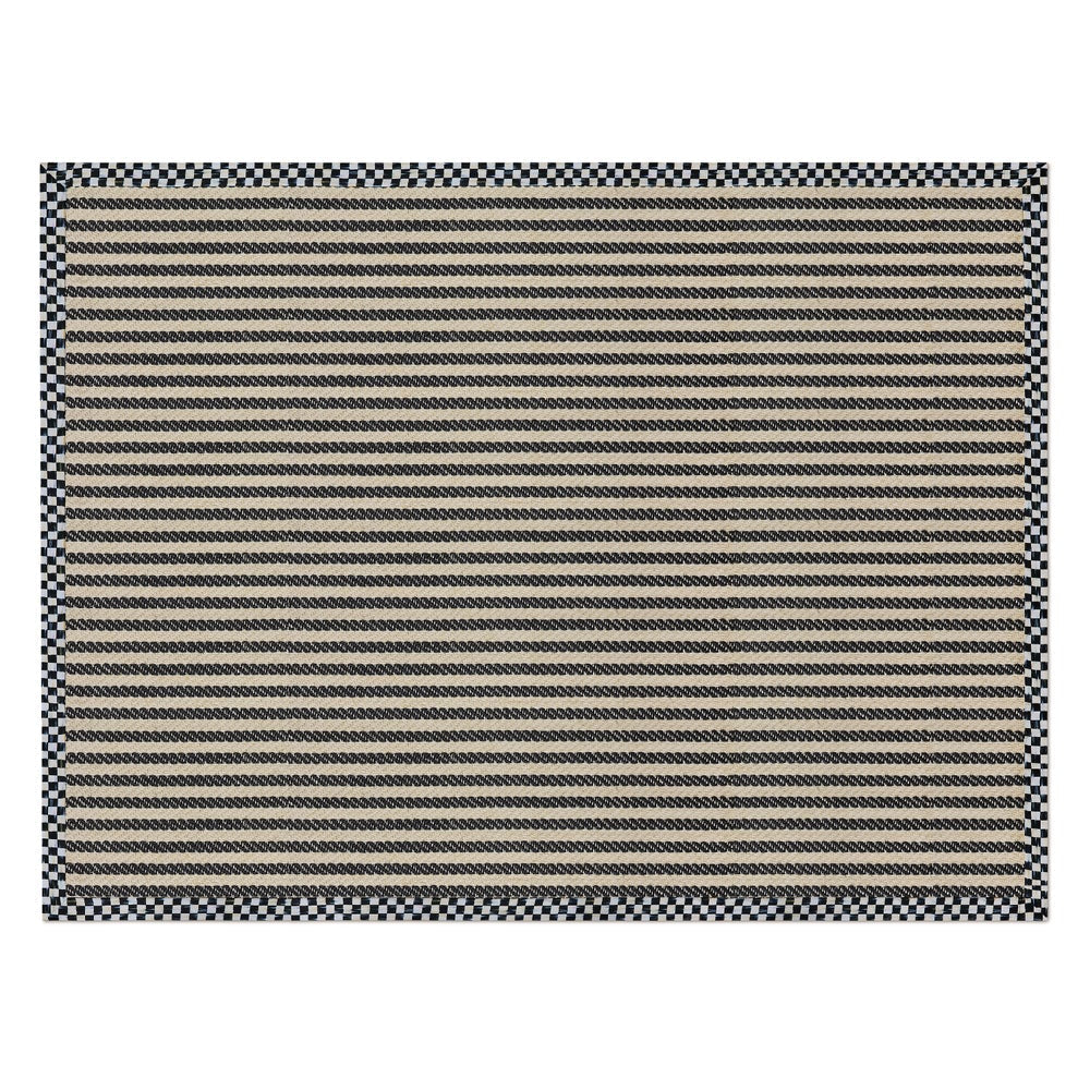Courtly Check Herringbone Stripe Sisal Rug