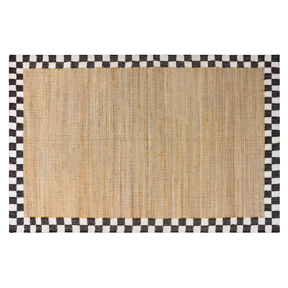 Check Jute Rug