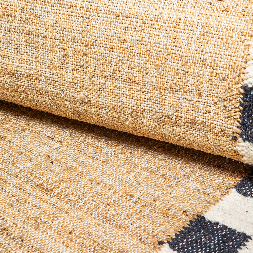 Check Jute Rug