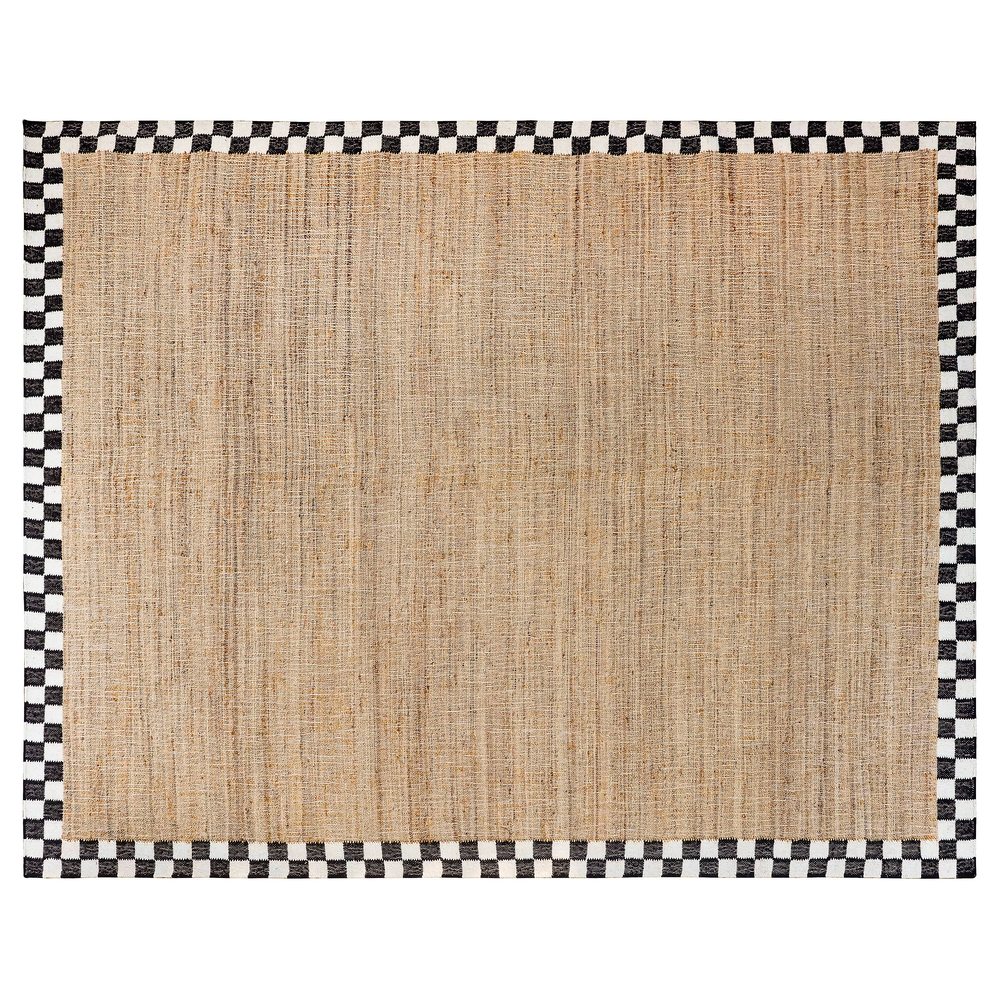 Check Jute Rug
