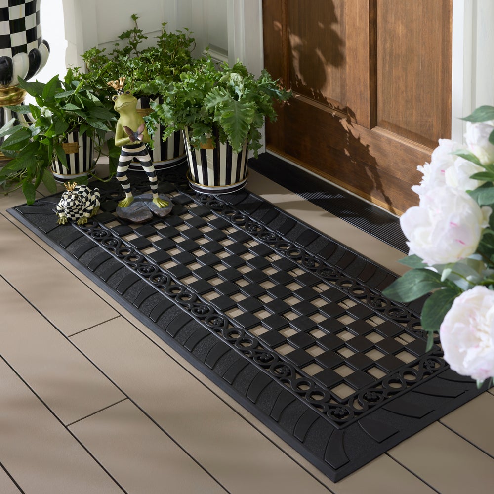 Classic Check Rubber Entrance Mat