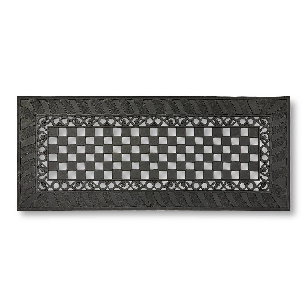 Classic Check Rubber Entrance Mat