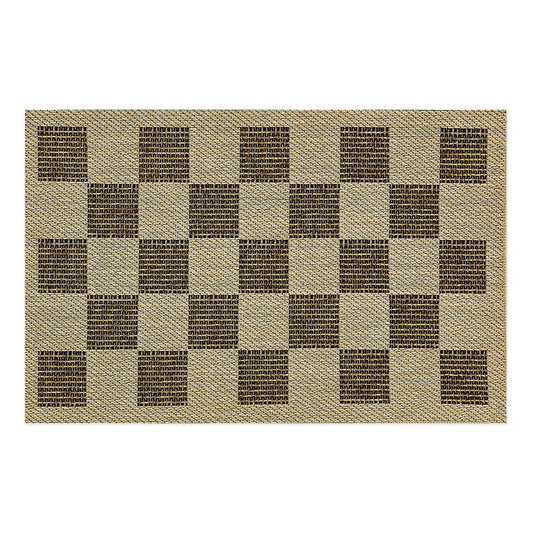 Checked Indoor/Outdoor Rug