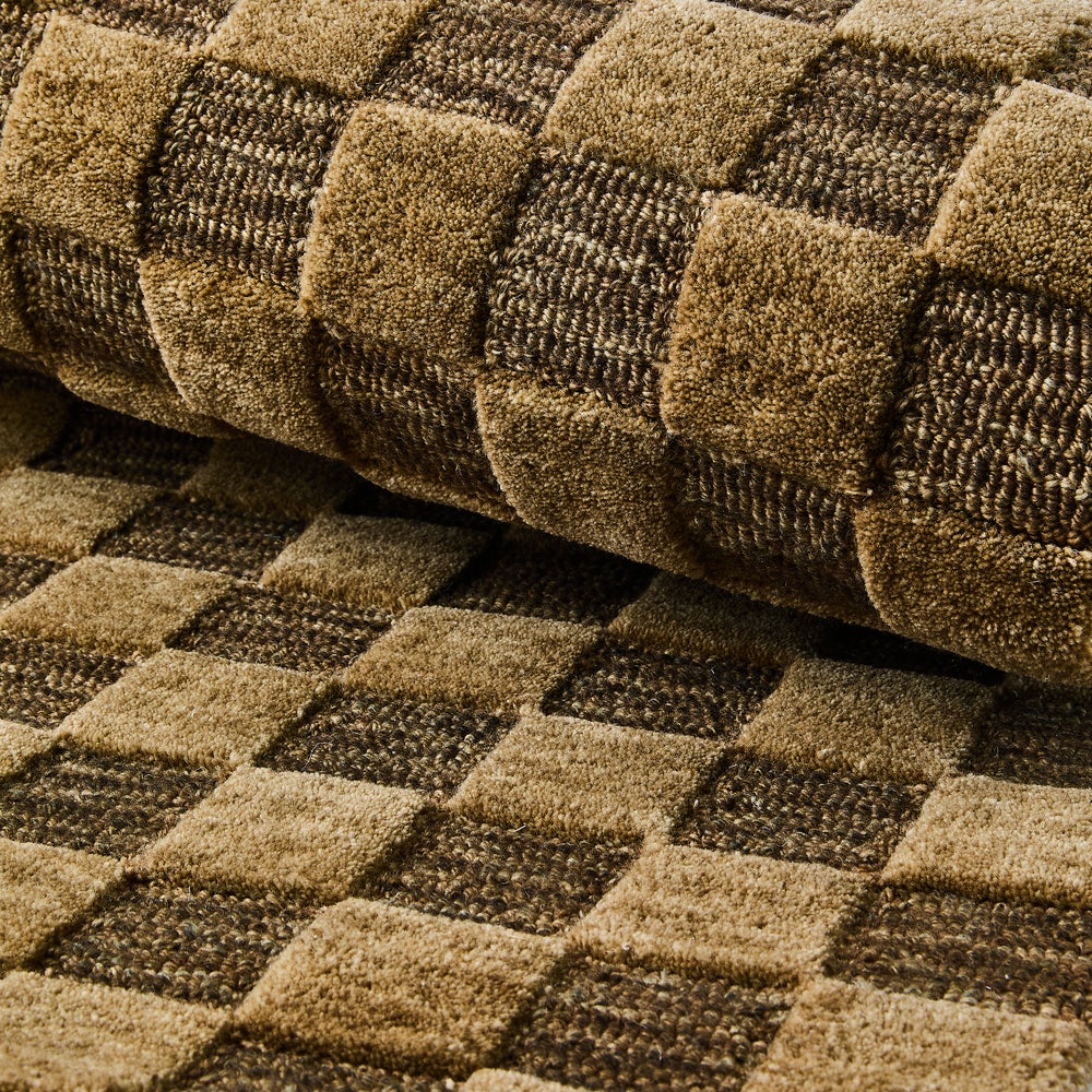 Cocoa Checkerboard Rug