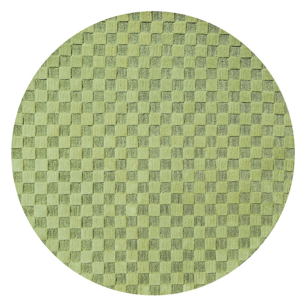 Moss Checkerboard Rug