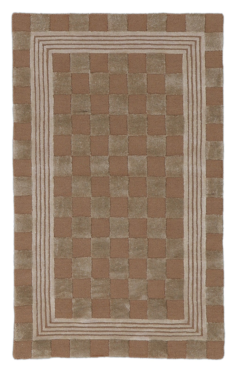 Tonal Check Rug