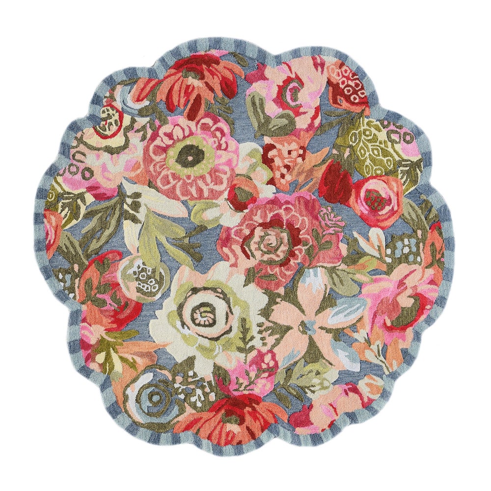 Sea Garden Floral Rug