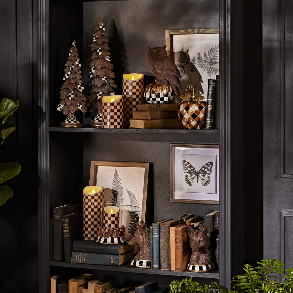 Check Pillar Flicker Candle
