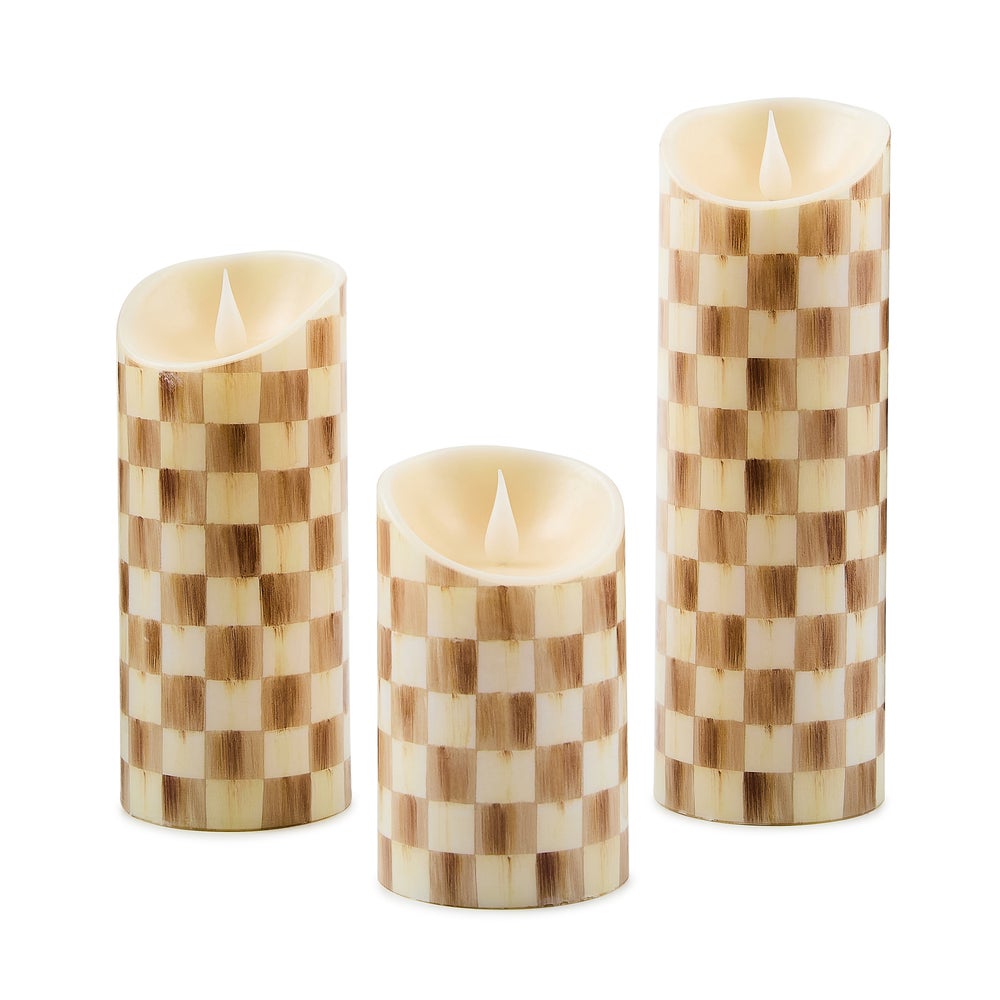 Check Flameless Pillar Candle
