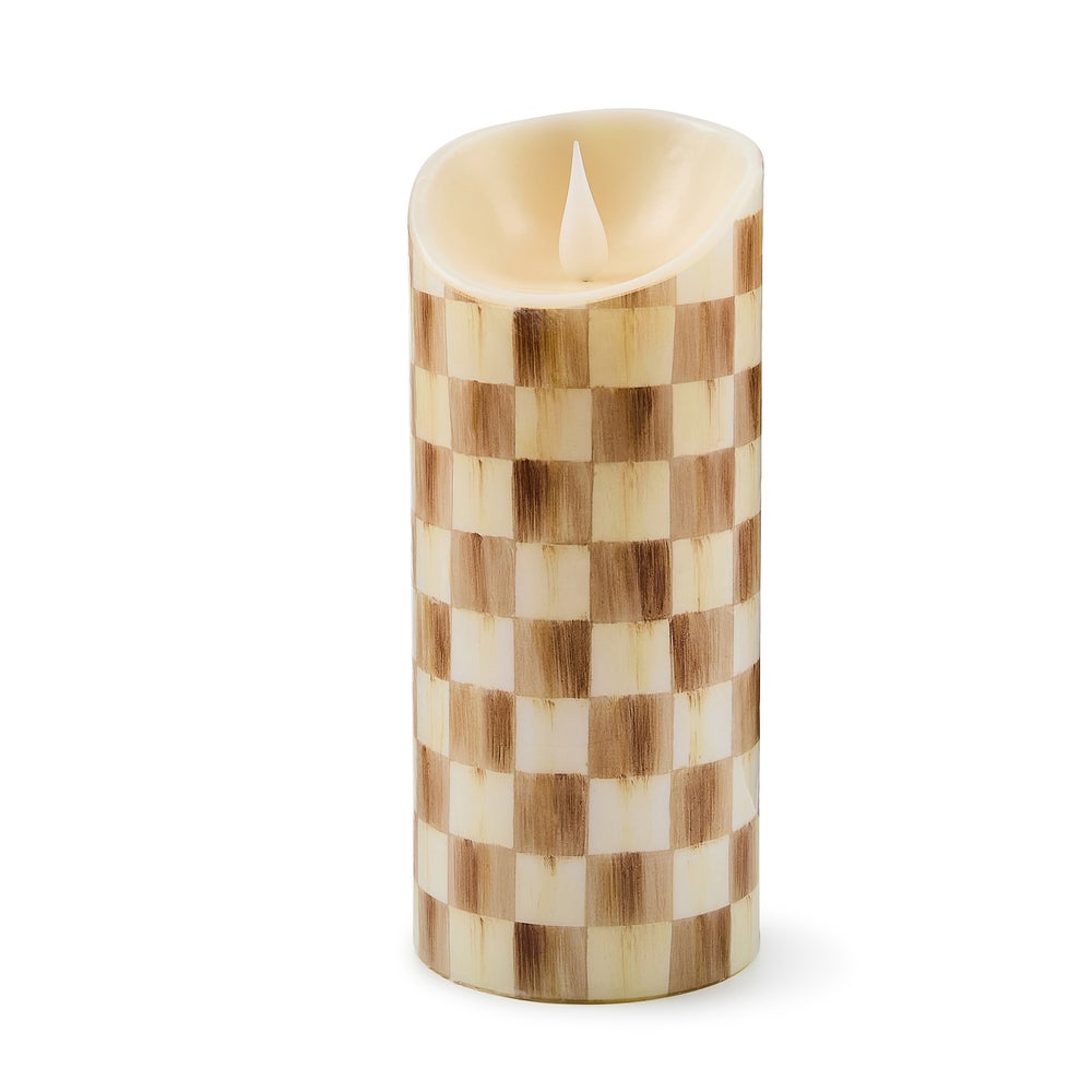 Check Flameless Pillar Candle