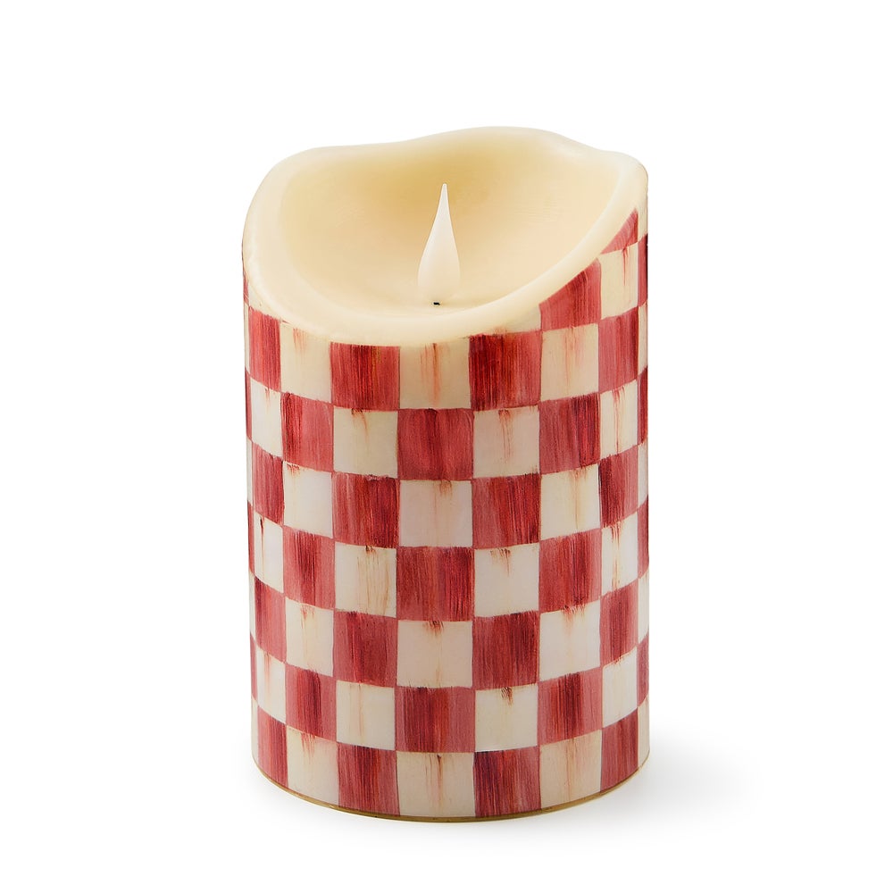 Check Flameless Pillar Candle