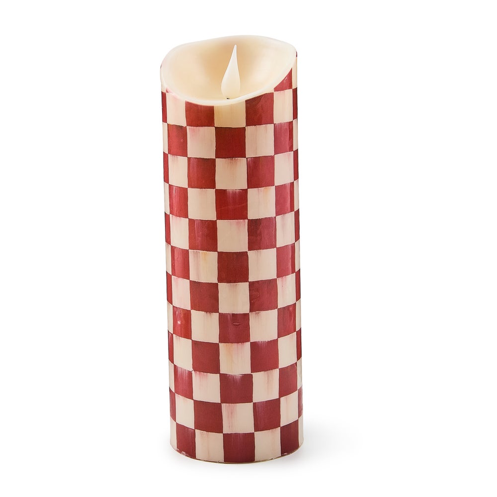 Check Flameless Pillar Candle