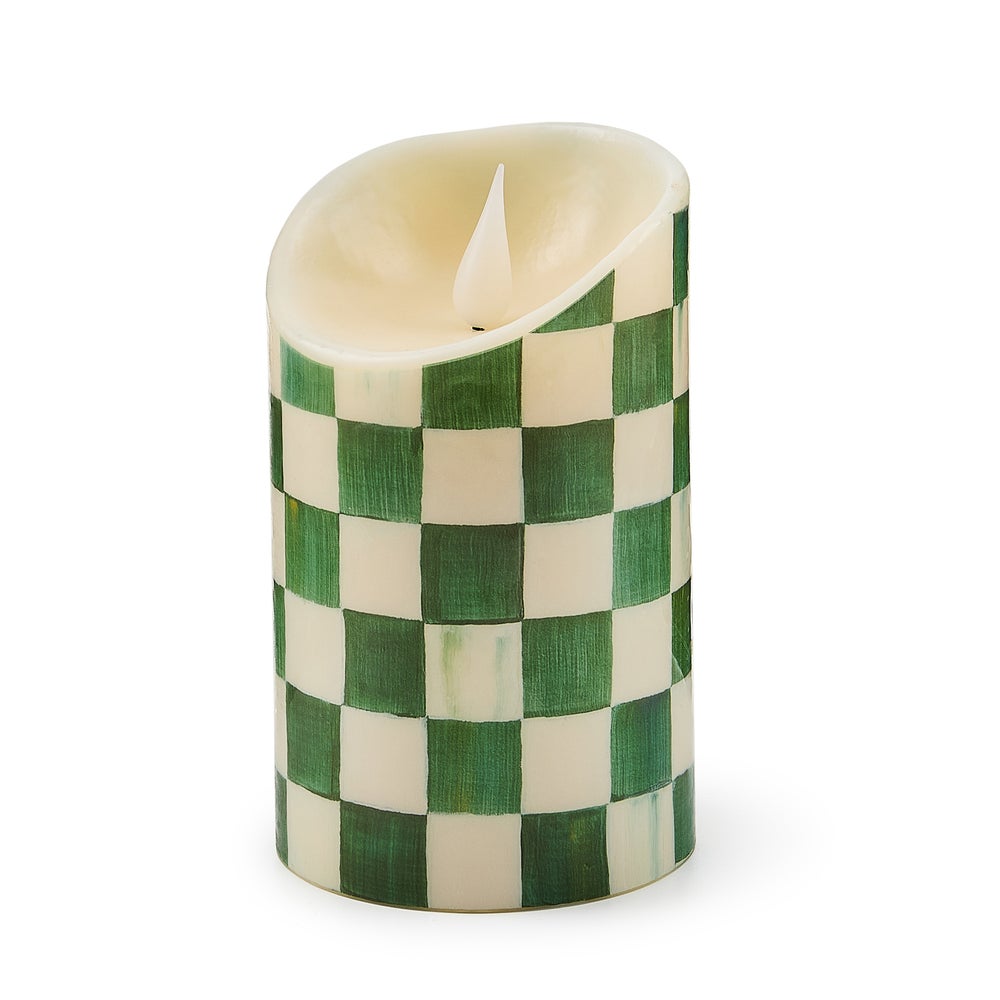 Check Flameless Pillar Candle