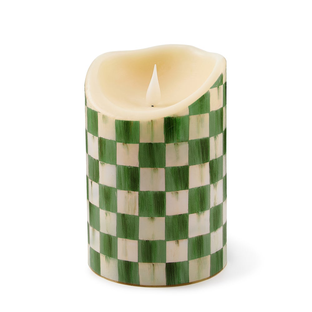 Check Flameless Pillar Candle