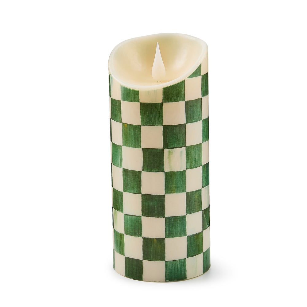 Check Flameless Pillar Candle