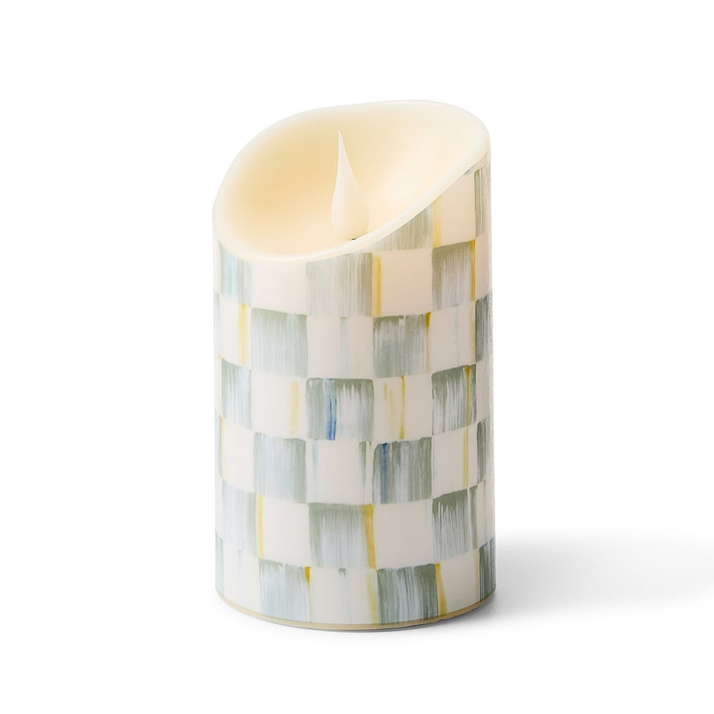 Check Pillar Flicker Candle