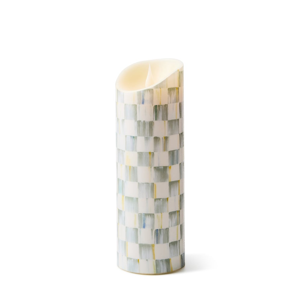 Check Pillar Flicker Candle