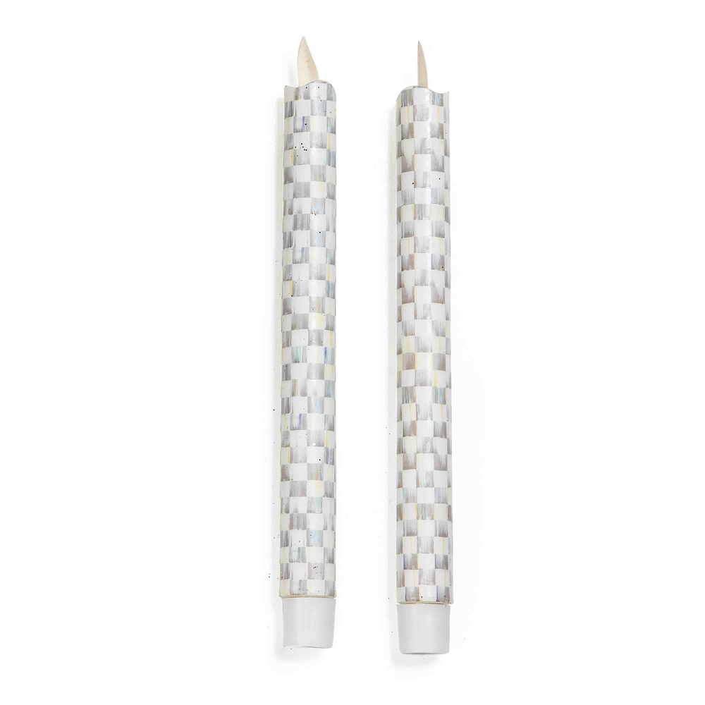 Check Dinner Flicker Candles, Set of 2