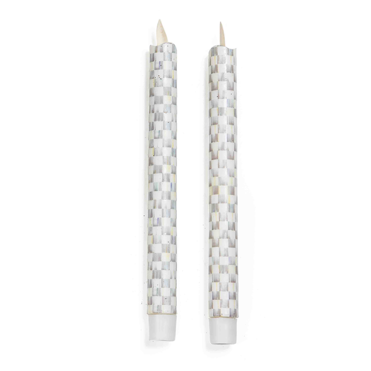 Check Dinner Flicker Candles, Set of 2