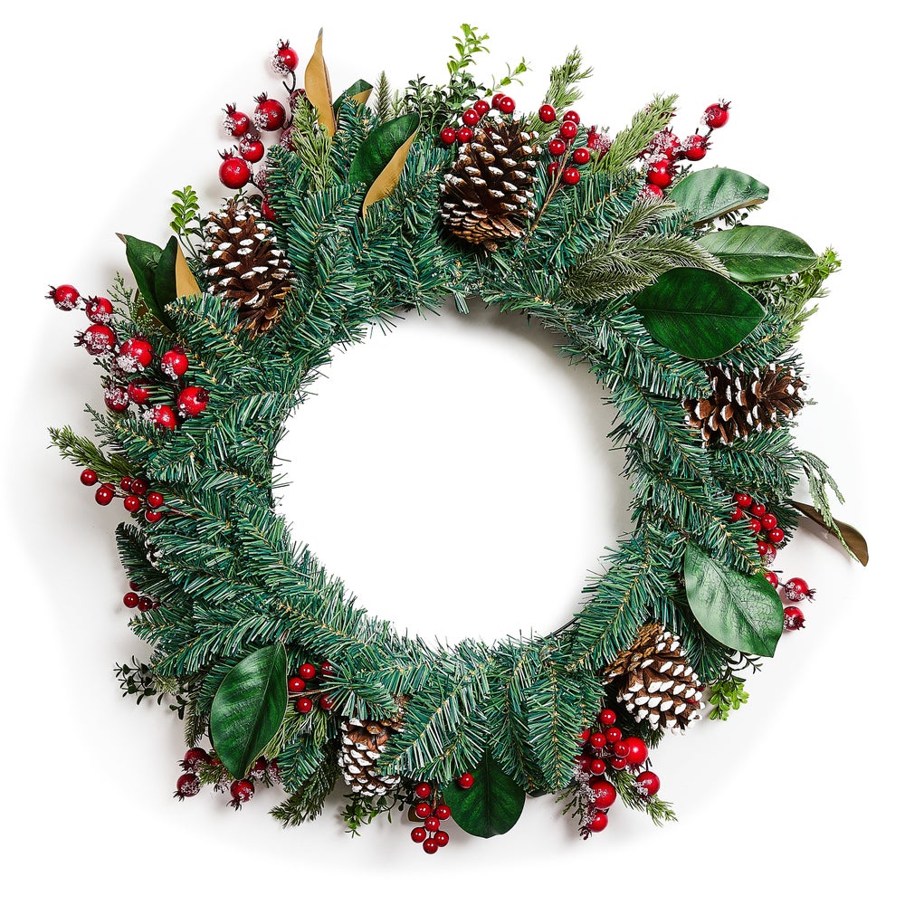 Holiday Berry 28" Urn Ring