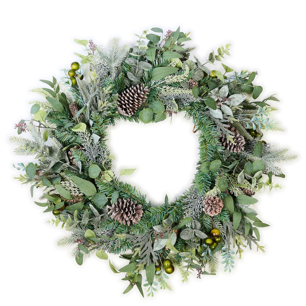 Holiday Spruce 28" Urn Ring