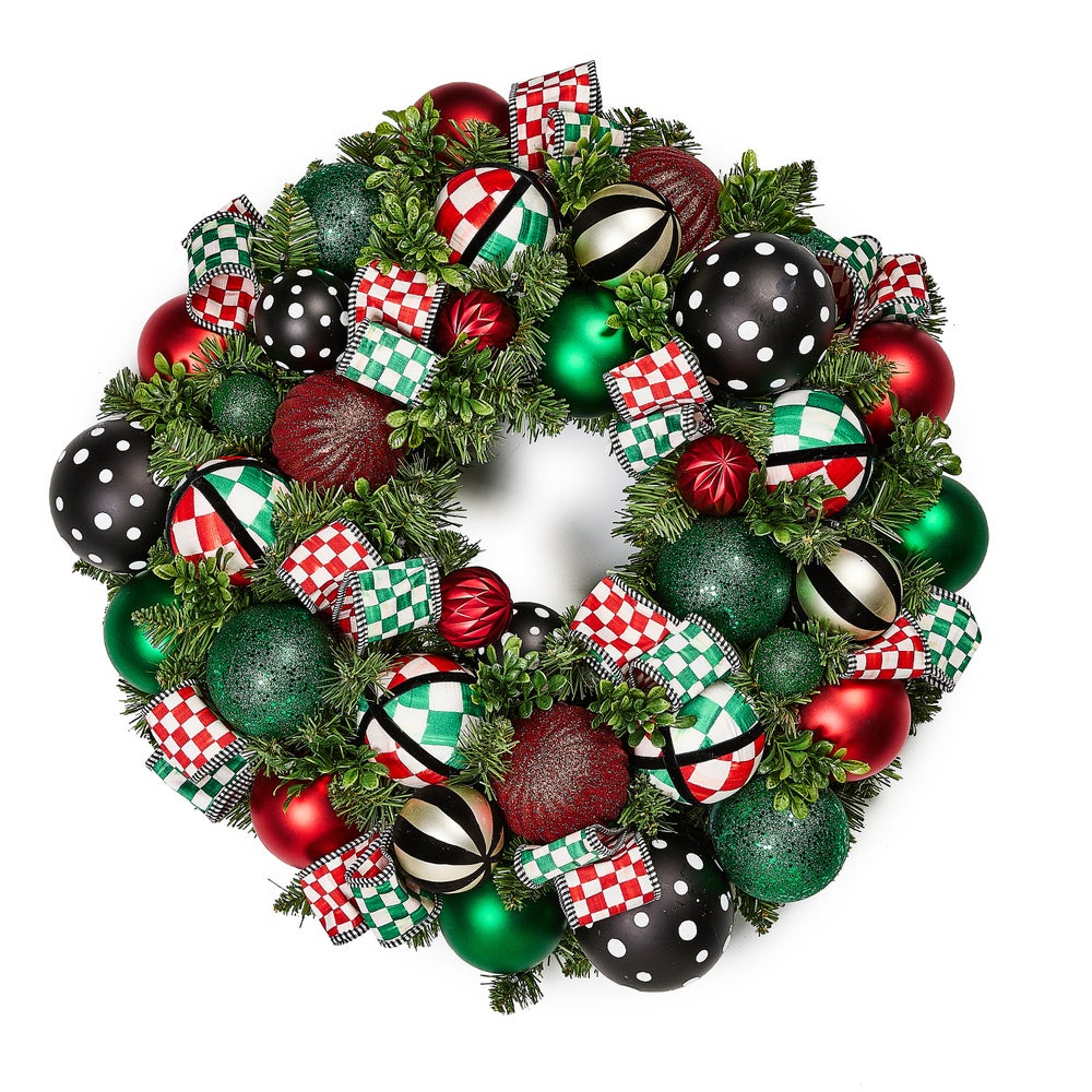 Check It Out Illuminated 26" Wreath