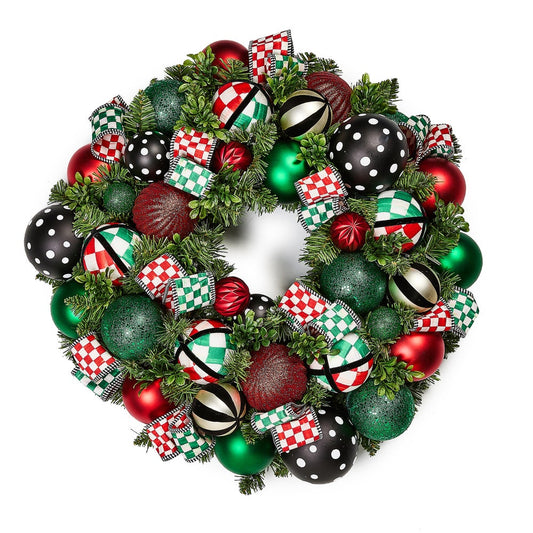 Check It Out Illuminated 26" Wreath
